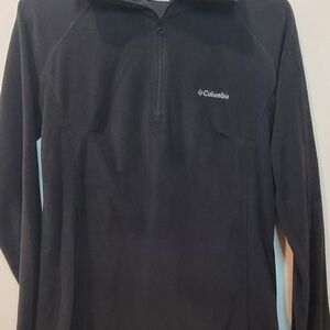 Columbia Black Zip Up Sweater Fleece